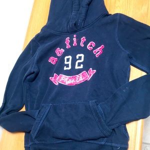 Abercrombie kids blue hooded sweatshirt